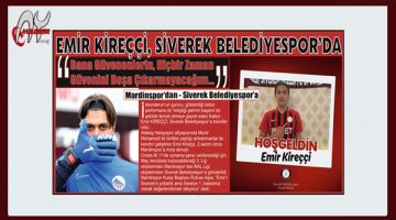 Emir Kireççi, Siverek Belediyespor’da…