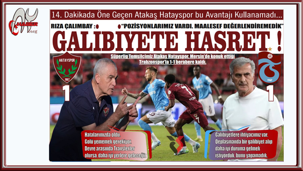 Trabzonspor’u Salladık, Yıkamadık !..