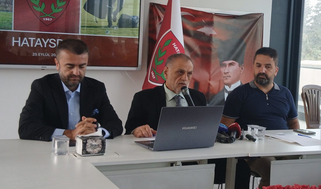 Hatayspor Başkanı Hikmet Çinçin görevi bıraktığını açıkladı. Hatayspor’da Başkanlık görevini