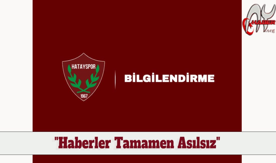 Hatayspor’dan 'FIFA Cezası' İddialarına Sert Yalanlama: "Haberler Tamamen Asılsız"