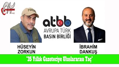 35 Yıllık Gazeteciye Uluslararası Taç...