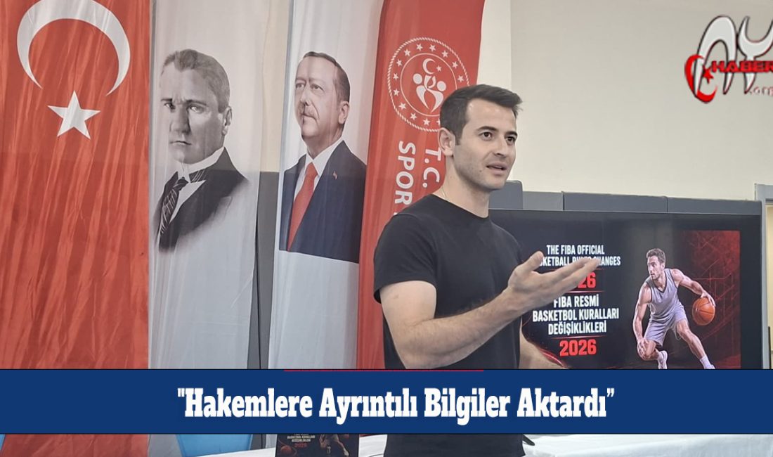 Yeni sezon öncesinde gerçekleştirilen programda, hakemlerin mevcut bilgilerini yenilemeleri ve